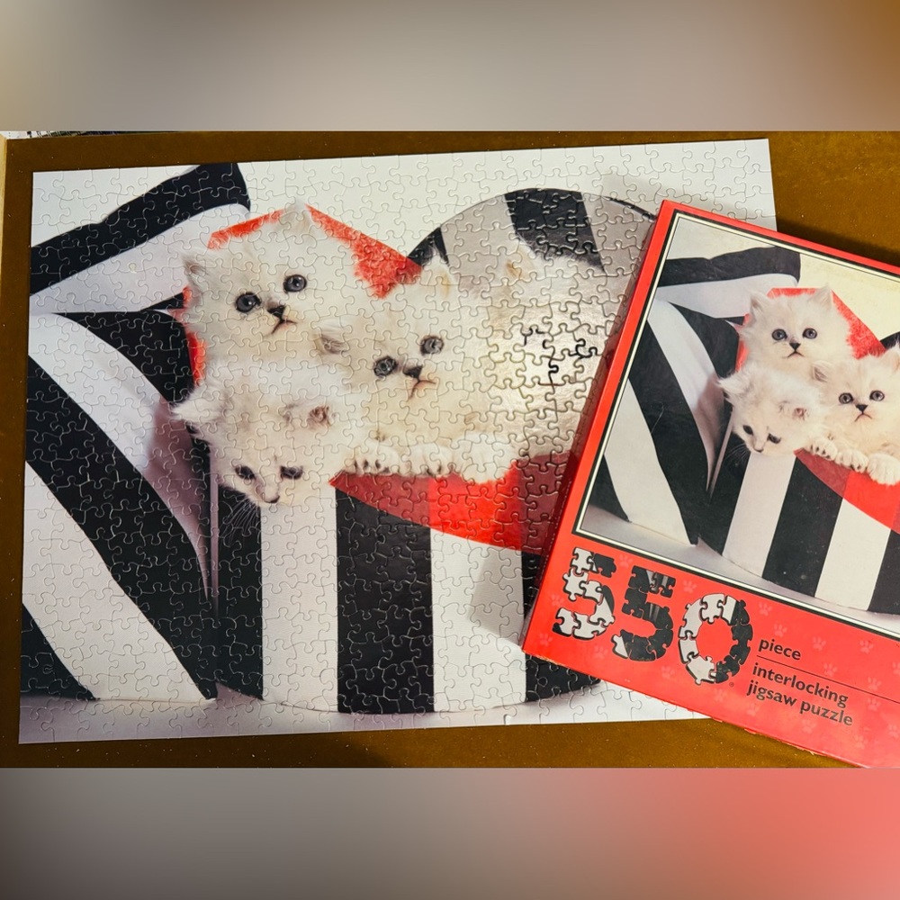Kitten jigsaw puzzle 550 pieces, all pieces verified